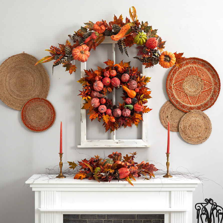 WEDDING WREATH | circle word cutout popular | magnolia style | fall home decor | wall hanging | home designs | rustic | modern | clean lines |